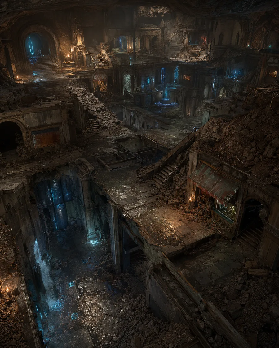 First Floor page art for Dungeon Crawler Carl Wiki