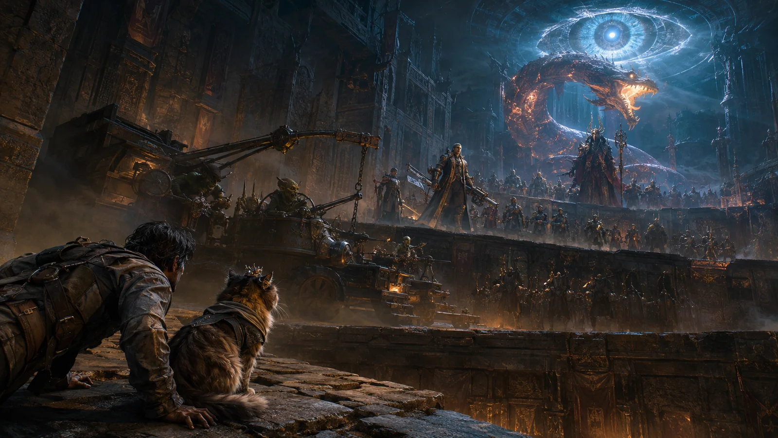 Original interpretive portrait of Antagonist Escalation in a Dungeon Crawler World setting.