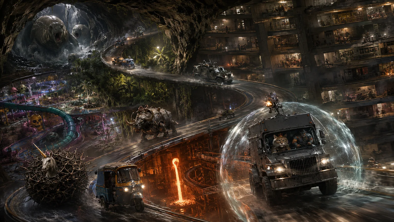 Original interpretive scene rendering for Book 8 Heat Venues.