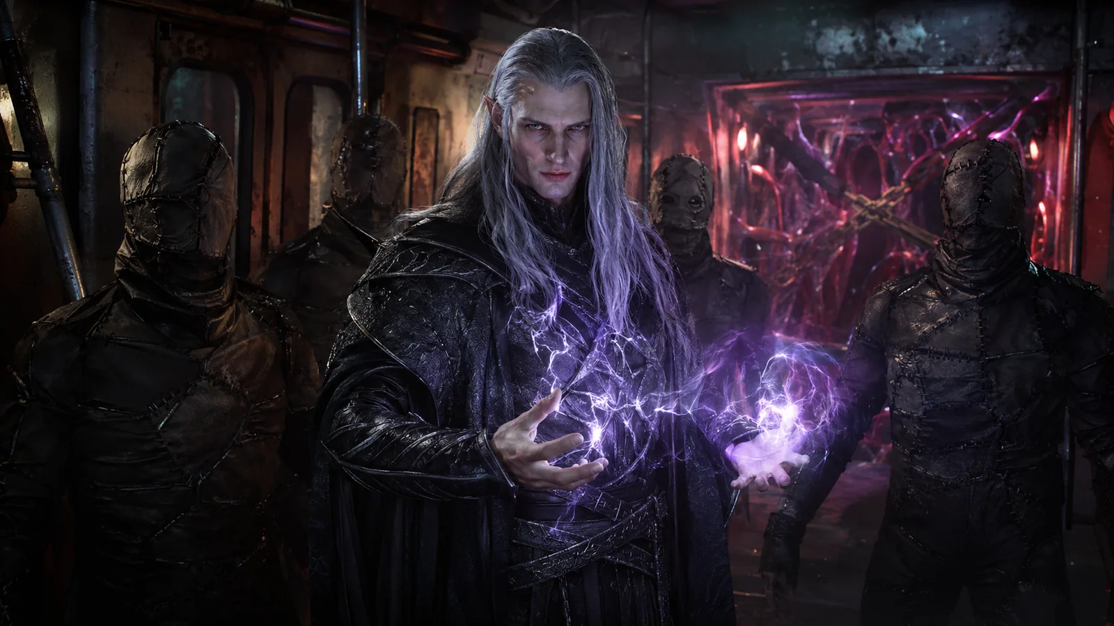 Original interpretive portrait of Dismember the War Mage in a Dungeon Crawler World setting.