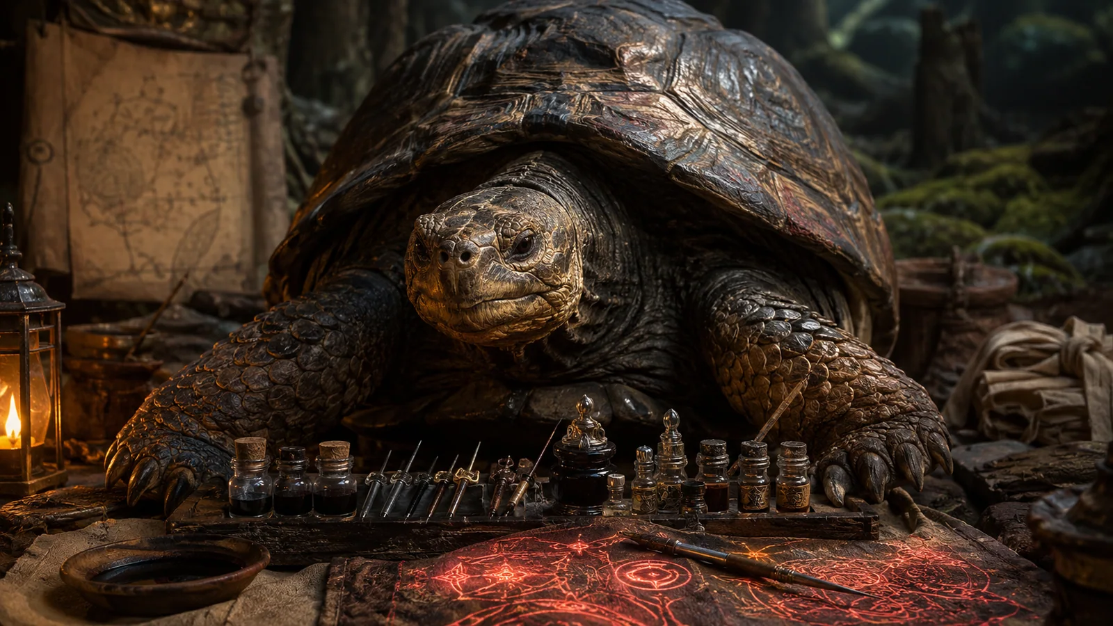 Original interpretive portrait of Edgar in a Dungeon Crawler World setting.