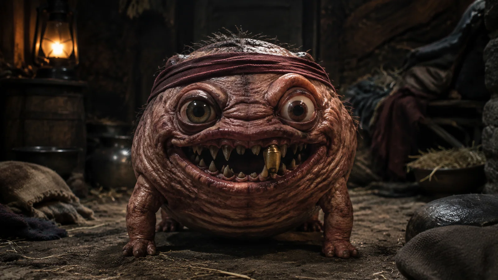 Original interpretive portrait of Garret in a Dungeon Crawler World setting.