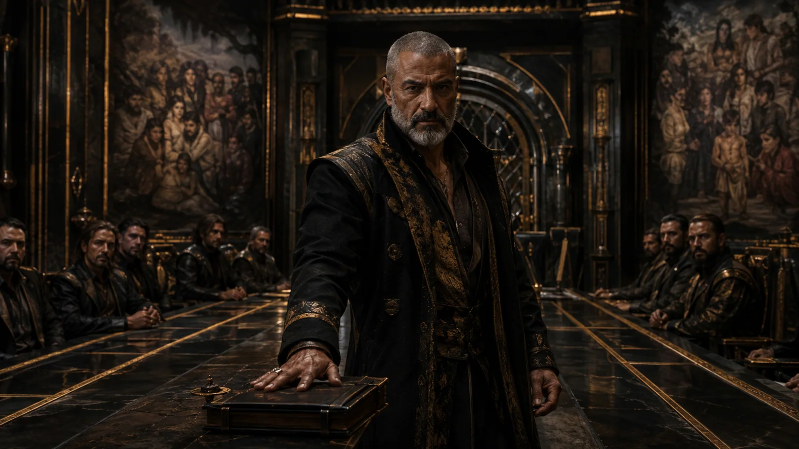 Original interpretive portrait of Hamed in a Dungeon Crawler World setting.