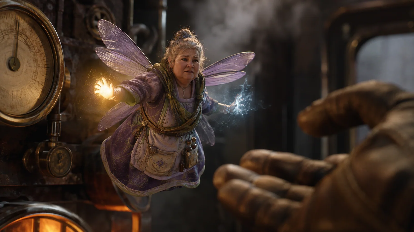 Original interpretive portrait of Silfa in a Dungeon Crawler World setting.