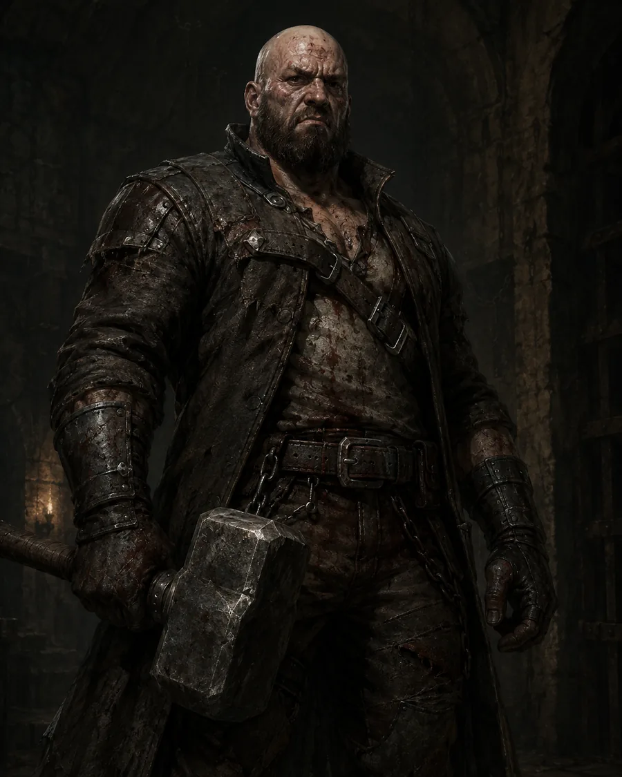 Sledge page art for Dungeon Crawler Carl Wiki